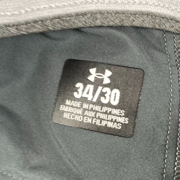 Under Armour Golf Matchplay Chino Pants Men's 34x30 Gray Athletic Causal - Picture 5 of 13